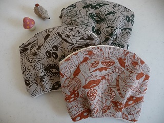 シェルポーチきのこ