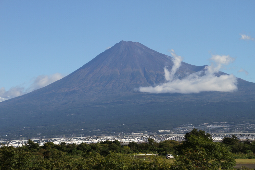 富士山隠れスポット台風一過