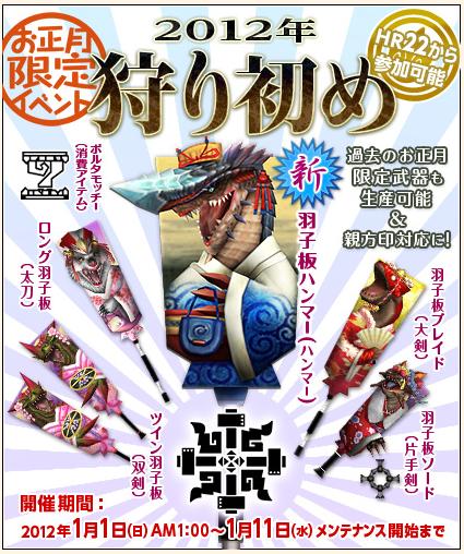 2012狩り初め
