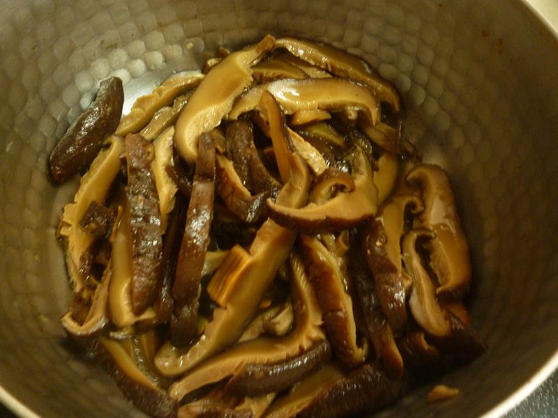 干し椎茸の甘煮