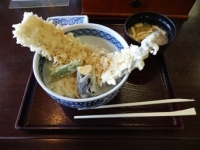 12/22 穴子天丼 女性センターレストラン