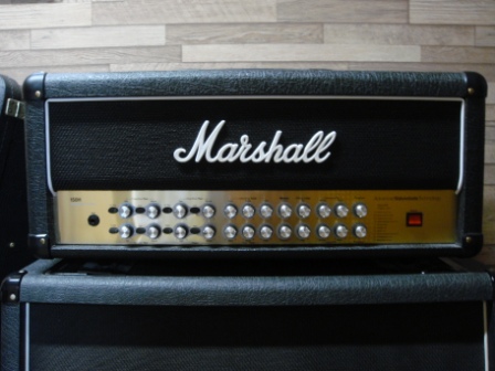 ★動作OK★Marshall マーシャル ヘッド キャビ AVT150H + AVT412 フットスイッチ ベルデン 真空管 プリチュープ ギター アンプ★509