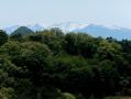 青葉山から見る蔵王連峰