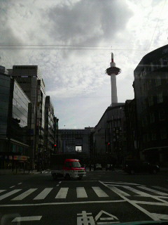 京都駅へ向かう