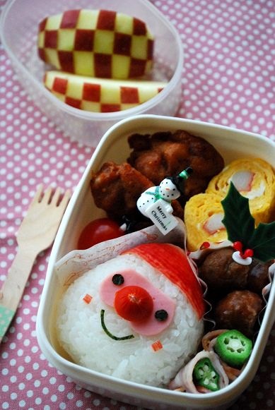 サンタおにぎり弁当1