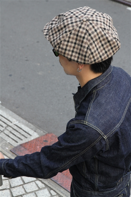 Lot254 BLUESMAN CASQUETTE BK CHECK (2)