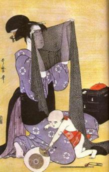 喜多川歌麿画