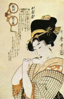 喜多川歌麿画