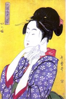 喜多川歌麿画