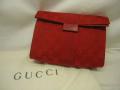 GUCCI GG柄キャンバス ポーチ