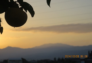 薬師岳の夜明け