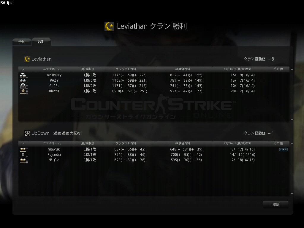 UpDownメンバー