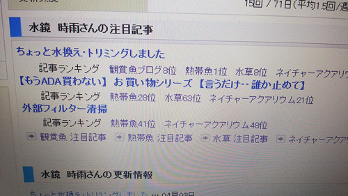 ランキング
