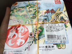 博多駅で買った北九州名物の駅弁・かしわめし