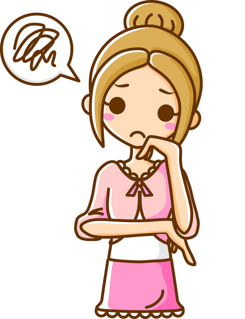 考える女性