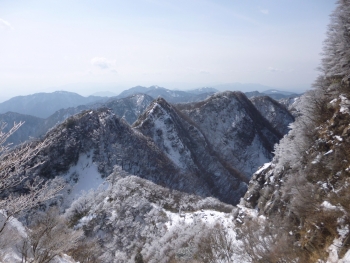 雪の鎌尾根 縦走(^^♪