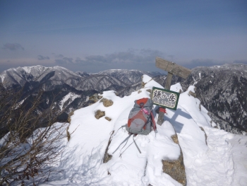 雪の鎌尾根 縦走(^^♪