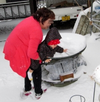 JJ14年2月8日雪遊び2