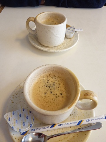 食後はコーヒー