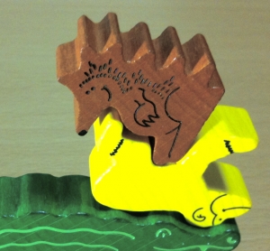 ワニさるハリネズミ
