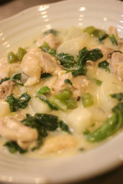 鶏肉のクリーム煮