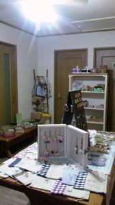 雨のため室内SHOP