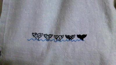かわいいクジラのしっぽ