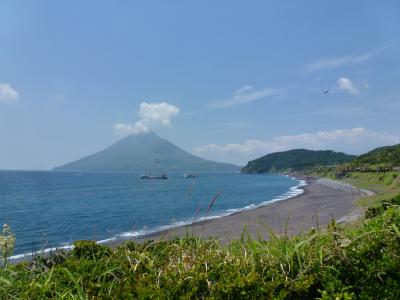 長崎鼻から見る開聞岳 2013 5・3