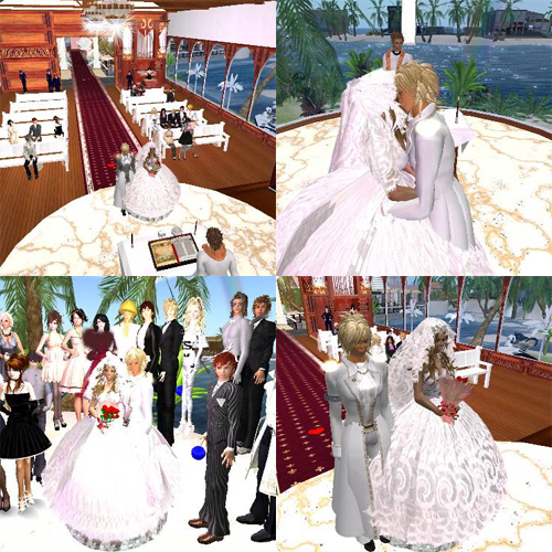 Virtual WeddingのGraphicSocietyグラフィックソサエティプロデュースSL結婚式