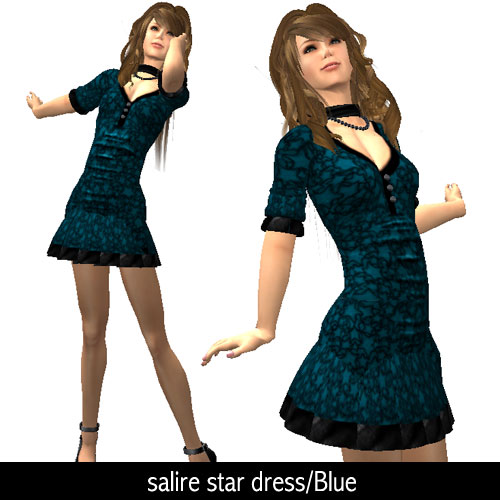 salire star dress/Blue