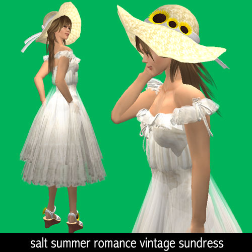 salt summer romance vintage sundress