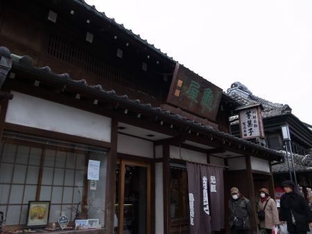 川越市幸町近辺の蔵通り