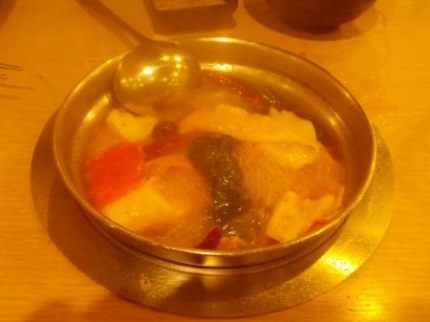 野菜を入れて煮たところ
