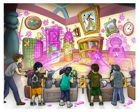 グーフィーのペイント&プレイハウス