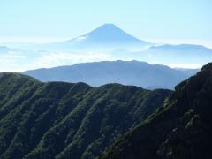 肩ノ小屋からの富士山