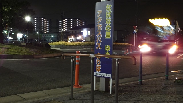 普段はコミュニティーバスの発着しかありません