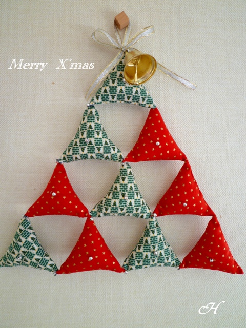 Day S Of Sewing Halihonchi 三角布のクリスマスツリー