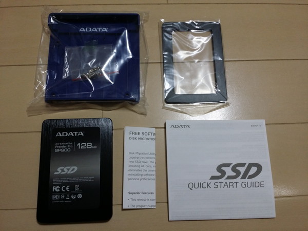 ADATA製ASP900S3-128GM-C 7mm