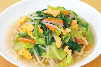 野菜やもちろん肉とも合う野菜タンメン