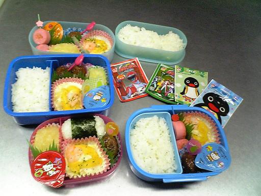弁当 4人分。