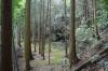 矢櫃神社跡遠望