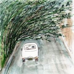 レイバック・イナバウアー　　か