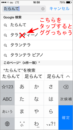 Safari のページ内検索 その3