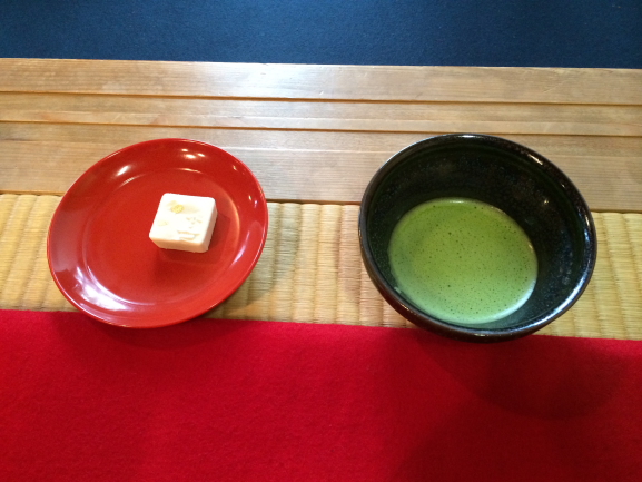 抹茶と菓子