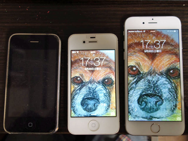 歴代のiPhone