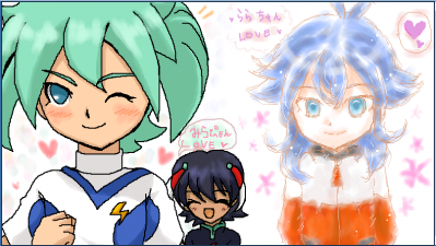 絵茶ログ② フェイ&貴志部君vv
