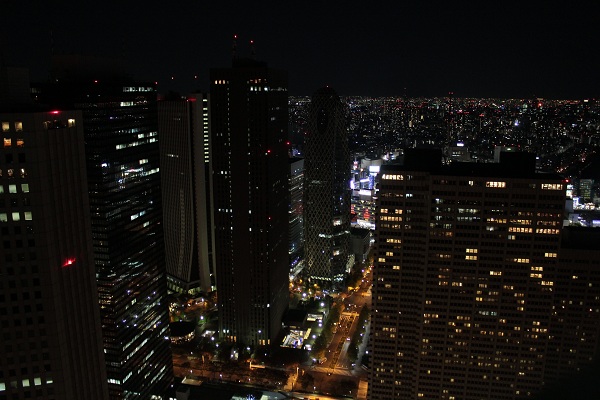 都庁からの夜景(東)