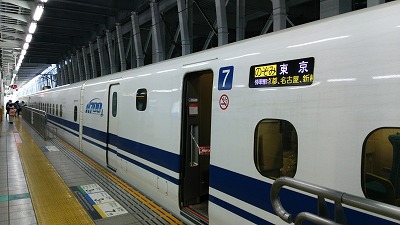 のぞみ東京行き20140925