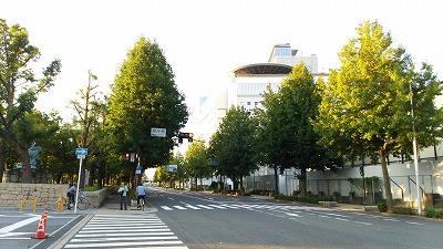 大阪マラソンスタート地点20140926