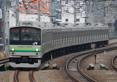 横浜線205系入場回送